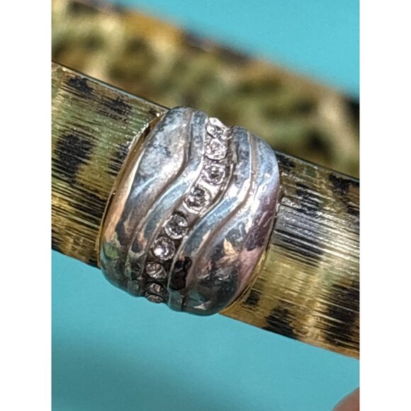 Brighton Leopard Print Resin Bangle Set With Silver Crystal Accents - Picture 7 of 10